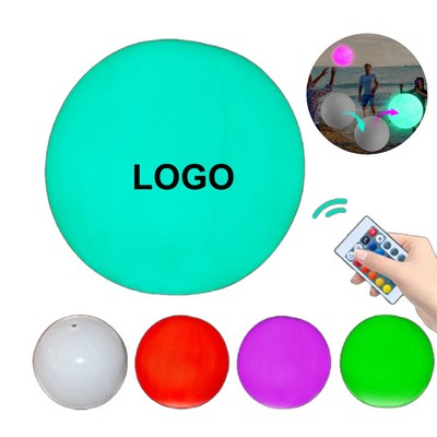 LED Light Up Inflatable Beach Ball