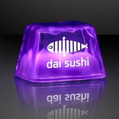 Purple Inspiration Ice LED Cubes - PATENT NO. D650,121 - PRINTED