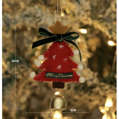 Handmade Plush Christmas Tree Ornament